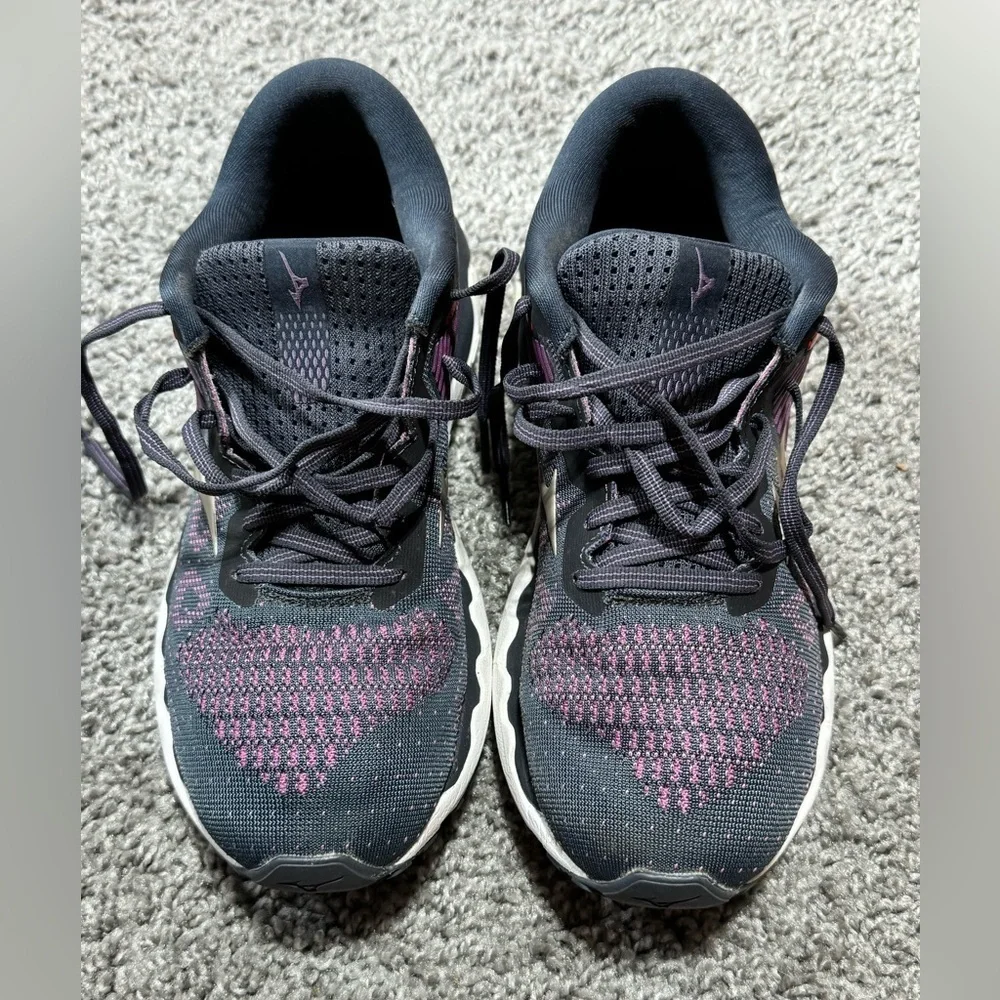 Mizuno Womens Wave Horizon 5 Running Shoe Size 8 - blue and purple color - Picture 5 of 8